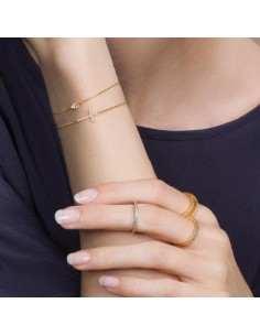 JOANLI NOR | Forg. sølv armbånd ALAINENOR 17cm 2