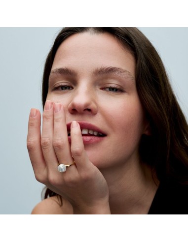 PANDORA | Barokbehandlet ring med ferskvandskulturperle