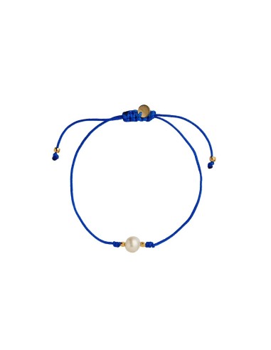 STINE A | PETIT PEARL BERRIE BRACELET - ELECTRIC BLUE RIBBON