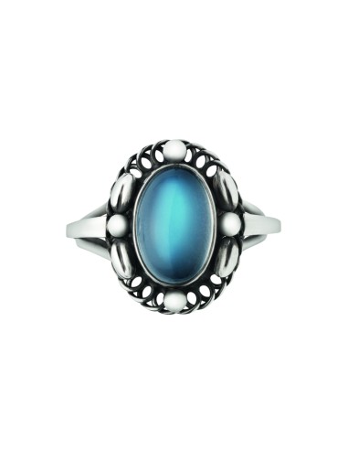 GEORG JENSEN | Moonlight Blossom Ring med Blue Moonstone