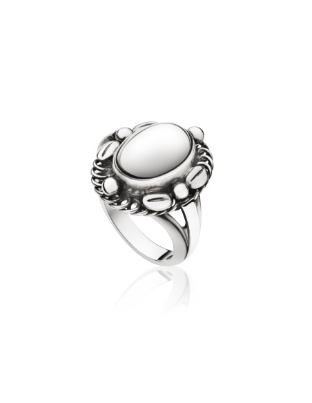 GEORG JENSEN | Moonlight Blossom Ring med Silverstone GEORG JENSEN | Moonlight Blossom Ring med Silverstone