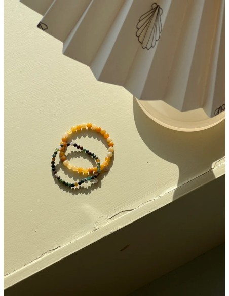 SOÏ | Orange Aventurin | Krystal armbånd