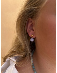 SOÏ | Nora Aquamarin | Krystal øreringe 2