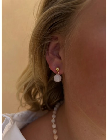 SOÏ | Nora Rosa Jade | Krystal øreringe