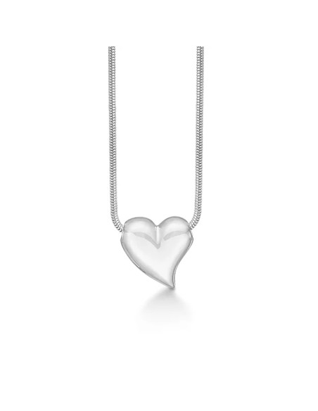 Randers Sølv | Halskæde Blank Hjerte Randers Sølv | Halskæde Blank Hjerte