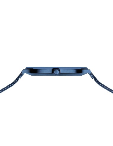 BERING | Ultra Slim | poleret/børstet blå | 18434-397