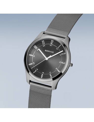 BERING | Ultra Slim | poleret/børstet grå | 18340-377