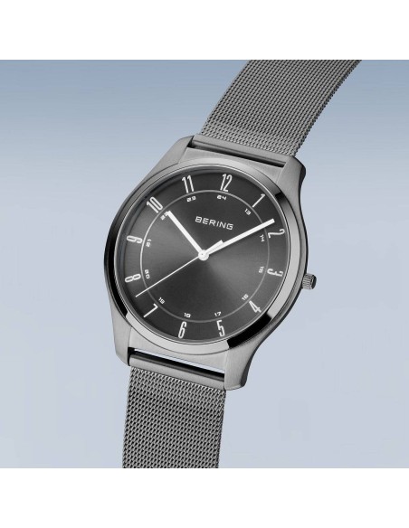 BERING | Ultra Slim | poleret/børstet grå | 18340-377 BERING | Ultra Slim | poleret/børstet grå | 18340-377