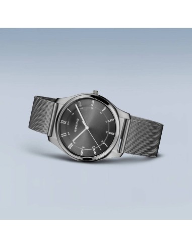 BERING | Ultra Slim | poleret/børstet grå | 18340-377