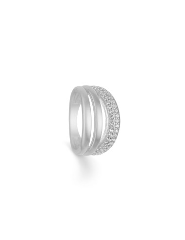 Randers Sølv | Elegant Fingerring m. Zirkonia