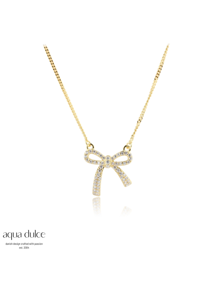 AQUA DULCE | Halskæde | ELEGANT BOW AQUA DULCE | Halskæde | ELEGANT BOW