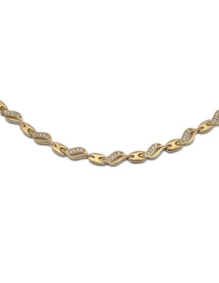 Randers Sølv | Sølv Forgyldt Collie m. Zirkonia Randers Sølv | Sølv Forgyldt Collie m. Zirkonia