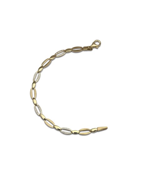 Randers Sølv | Sølv Forgyldt Armbånd m. Zirkonia