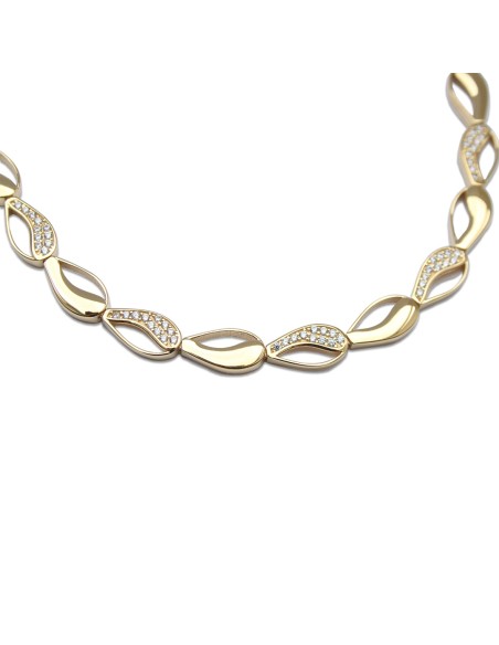 RANDERS SØLV | COLLIE DRÅBE LED I FORGYLDT SØLV