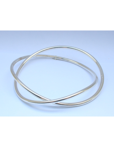 Randers Sølv | Sølv Armring m. Tråde|