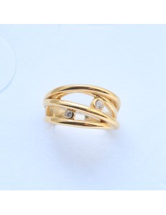 Randers Sølv | Sølv Forgyldt Fingerring m. Zirkonia 2