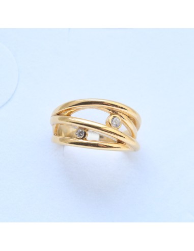 Randers Sølv | Sølv Forgyldt Fingerring m. Zirkonia