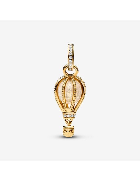 PANDORA Funklende Klar Varmluftsballon Charm med Vedhæng | Eventyrligt Design PANDORA Funklende Klar Varmluftsballon Charm med Vedhæng | Eventyrligt Design
