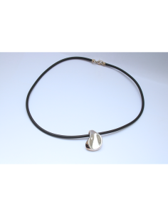 Randers sølv | Sølv Vedhæng m. Gummikæder | 2