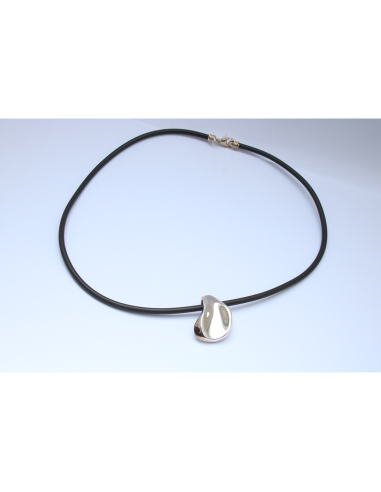 Randers sølv | Sølv Vedhæng m. Gummikæder |