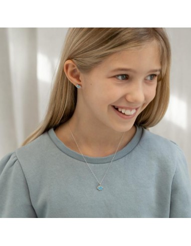 NOA KIDS JEWELLERY | Rhod. sølv ørestikker elefant m/emalje