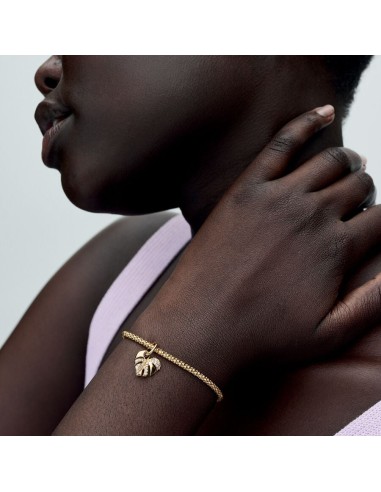 PANDORA | Funklende monsterablad charm med vedhæng