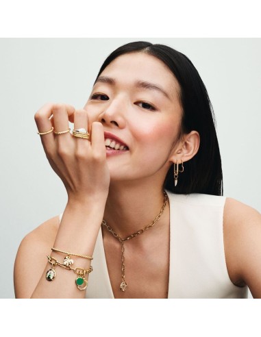 PANDORA | Funklende monsterablad charm med vedhæng