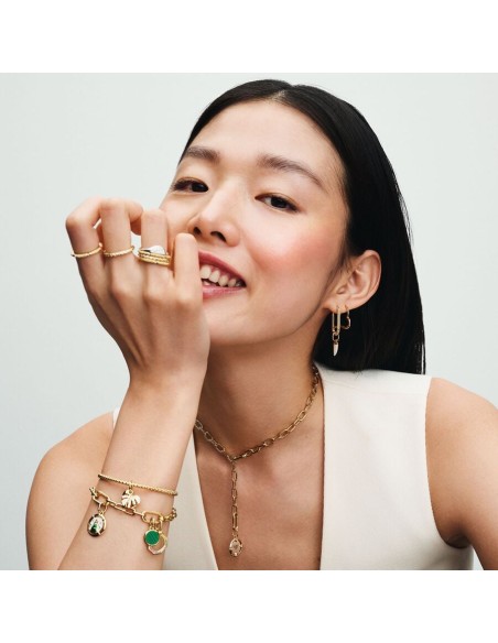 PANDORA | Funklende monsterablad charm med vedhæng PANDORA | Funklende monsterablad charm med vedhæng