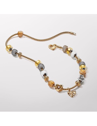 PANDORA | Funklende monsterablad charm med vedhæng