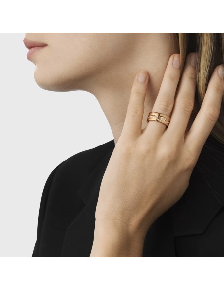 GEORG JENSEN | FUSION RING I 18 KT ROSAGULD MED DIAMANTER GEORG JENSEN | FUSION RING I 18 KT ROSAGULD MED DIAMANTER
