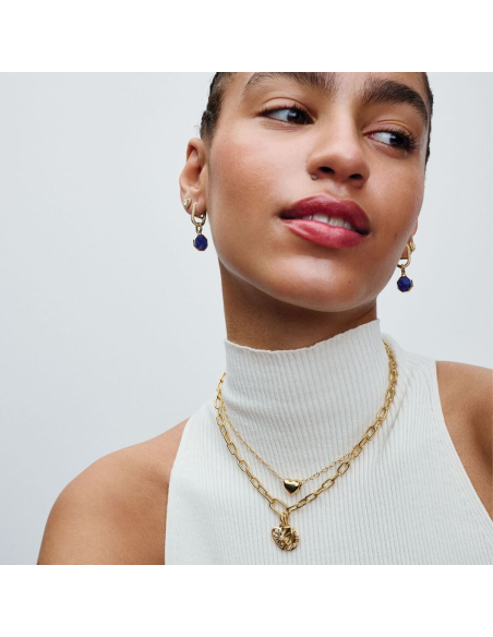 Pandora | Blå Indgraverbar Minimedaljon Charm