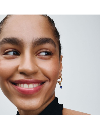 PANDORA | September Facetteret Blå Evighedscirkel Charm med vedhæng