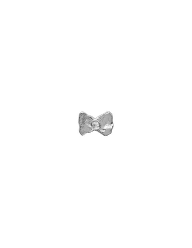 STINE A | Tres Petit Bow Earring Silver - Single