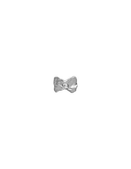 STINE A | Tres Petit Bow Earring Silver - Single STINE A | Tres Petit Bow Earring Silver - Single