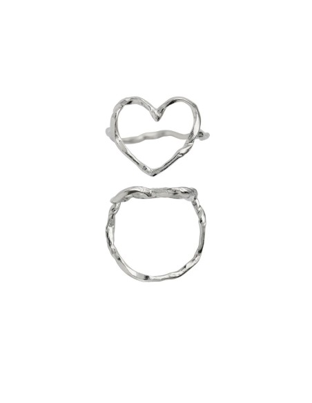STINE A | Funky Heart Ring Silver STINE A | Funky Heart Ring Silver