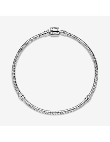 PANDORA | Pandora Moments Slangekædearmbånd med Tøndelås