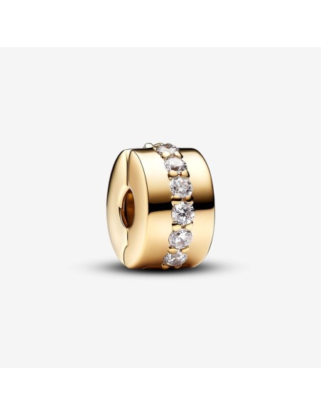 Pandora Klart Funklende Række Klemmeled | Smykke med Glitrende Detaljer