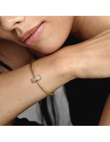 PANDORA Klart Pavé Klemmeled | Tilføj Glans til Dit Smykke