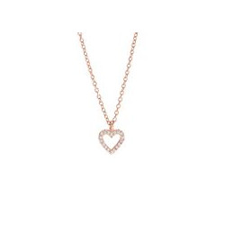 JOANLI NOR - ROSA FORGYLDT HALSKÆDE AIDAENOR 8 MM