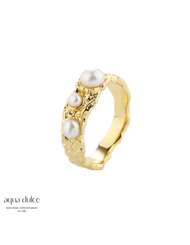 aqua dulce | Ring | RUFFLE PEARL