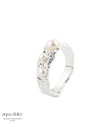 aqua dulce | Ring | RUFFLE PEARL