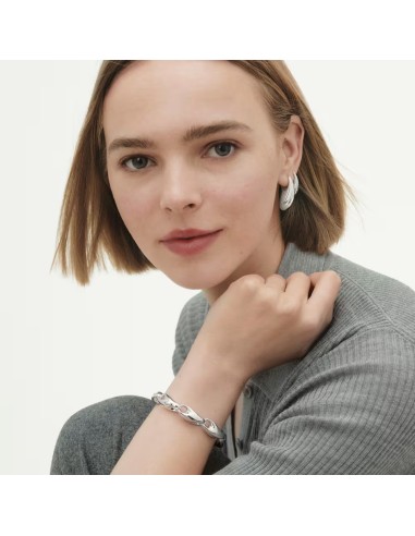 GEORG JENSEN REFLECT Lille Ørering, Single | Modern Design i Sølv