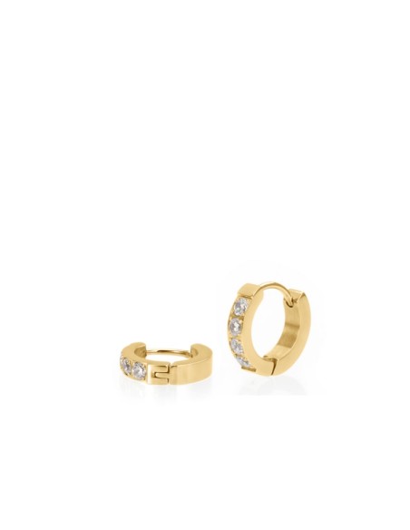 SAMIE | Nicky - Øreringe forgyldt stål