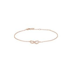 JOANLI NOR - ROSA FORGYLDT ARMBÅND AGNANOR 12 MM