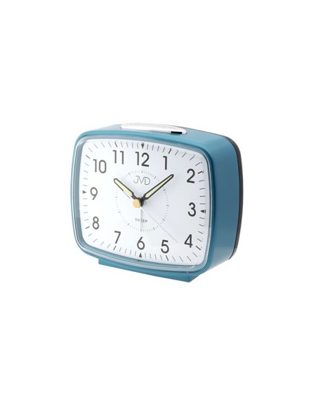 BONETT Blåt Vækkeur | Glidende Sekundviser, Snooze, Lys og Klokke