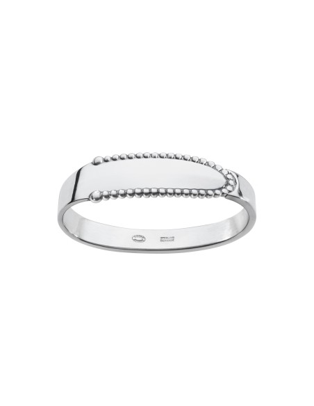 GEORG JENSEN LIVING KUGLE Servietring i Sølv | Elegant Borddækning