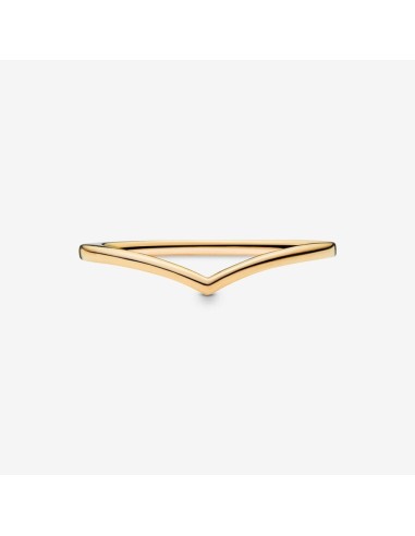 PANDORA Poleret Wishbone Ring | Elegant V-Formet Design