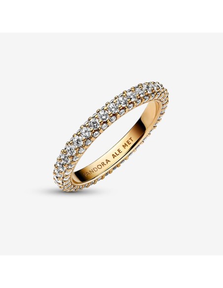 PANDORA Timeless Pavé Enkeltradet Ring | Klassisk og Glitrende Design PANDORA Timeless Pavé Enkeltradet Ring | Klassisk og Glitrende Design