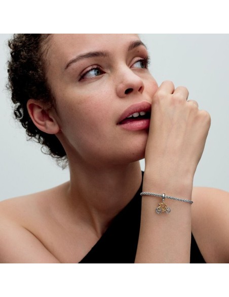 Pandora To-tonet Cykel Charm | Unikt Smykke med Vedhæng Pandora To-tonet Cykel Charm | Unikt Smykke med Vedhæng