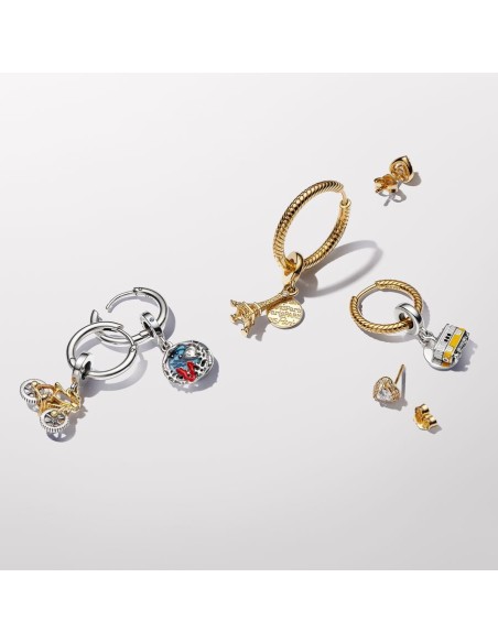 Pandora To-tonet Cykel Charm | Unikt Smykke med Vedhæng Pandora To-tonet Cykel Charm | Unikt Smykke med Vedhæng